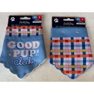 Set of 2 Packed Party Dog Bandanas Fits Sizes XS/S or 5-20 lbs. (New With Tags)